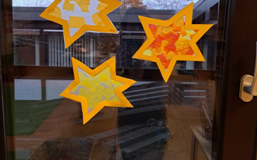 Sterne leuchten hell und klar- Weihnachtszeit im Schulkindergarten
